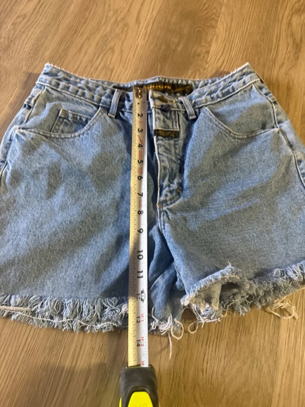 Vintage Mireud Francois Distress Denim Cutoff Shorts 90s Western Grunge Festival